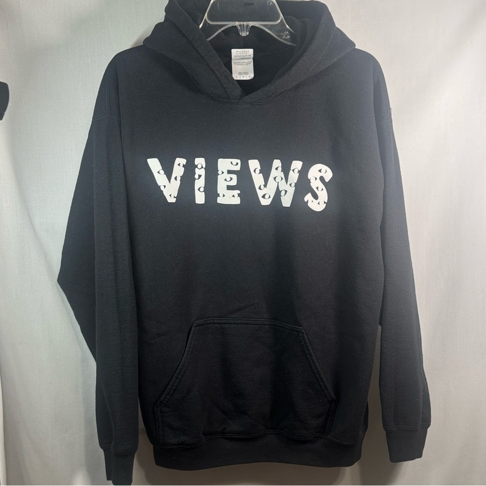 Drake VIEWS Album Promo Tour Hoodie Black - Size Large